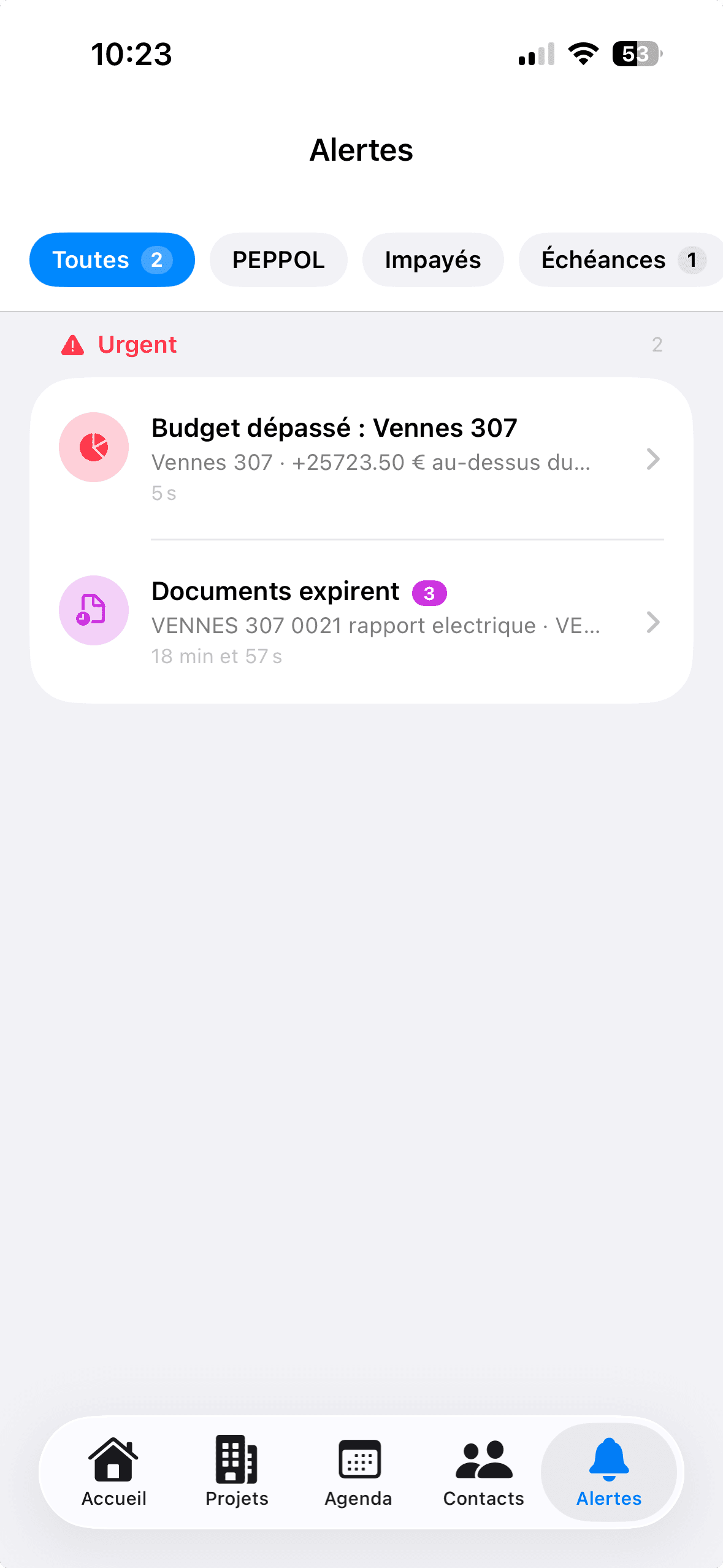 Alertes